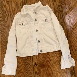 Gap Kids XL girls white jean jacket